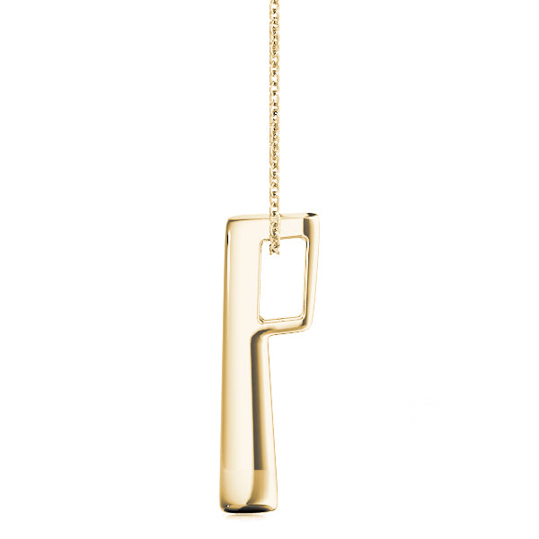 18K Yellow Gold 1 ct Diamond Three-Stone Pendant
