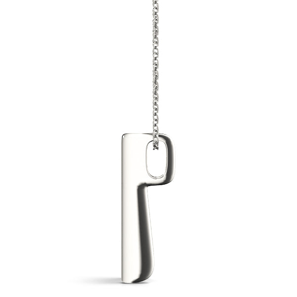 18K White Gold 1 CT Three Stone Diamond Pendant