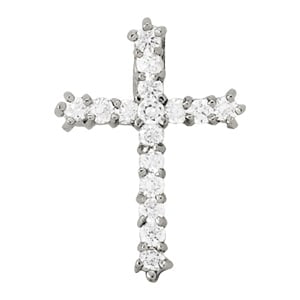 18K White Gold 1 ct tw Fashion Diamond Pendant
