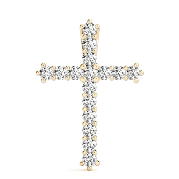 14K Yellow Gold 1 ct tw Fashion Diamond Pendant