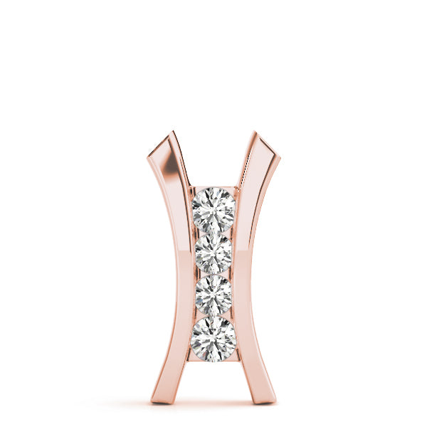 Rose Gold 0.5 CT Diamond Fashion Pendant