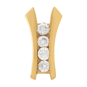 Platinum Round Diamond Fashion Pendant 0.5ctw