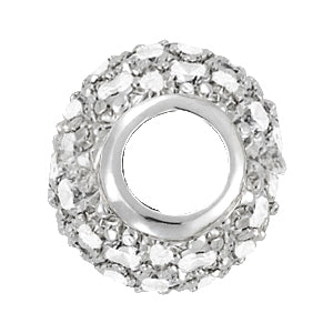 18K White Gold Diamond Fashion Pendant