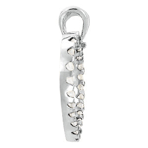 18K White Gold Multi-Diamond Fashion Pendant
