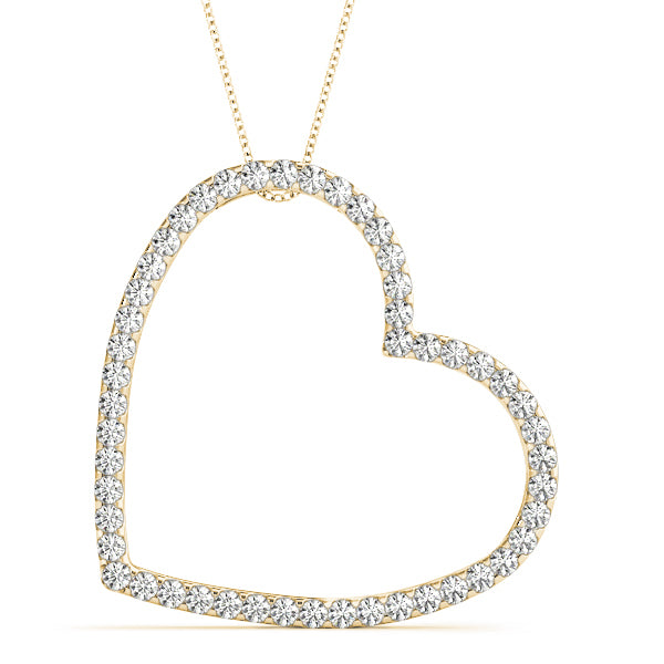 18K Yellow Gold Diamond Fashion Pendant