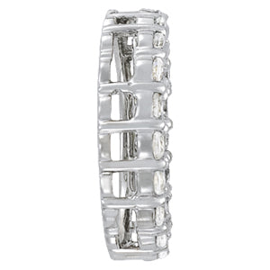 Platinum Diamond Circle Pendant 1.5 ctw