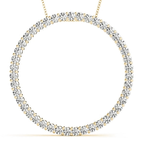 14K Yellow Gold 1 ct tw Fashion Diamond Pendant