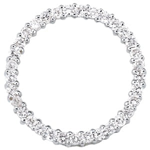 18K White Gold 1 ct tw Fashion Diamond Pendant