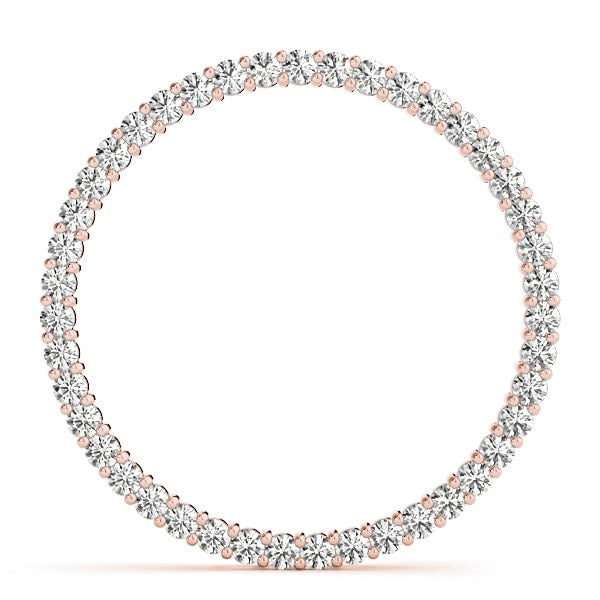 18K Rose Gold 1 ct tw Fashion Diamond Pendant