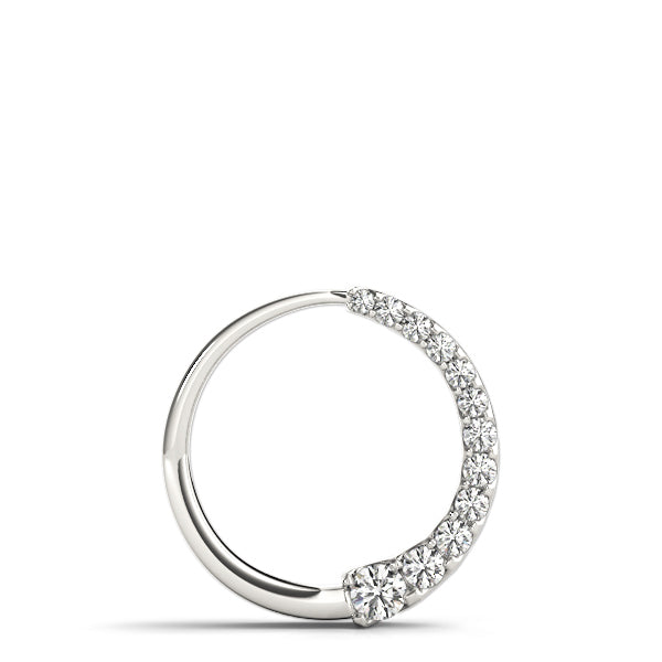 Platinum 1 CT Diamond Journey Pendant Necklace