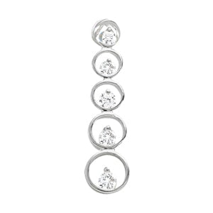 Platinum 1 ct tw Fashion Diamond Pendant