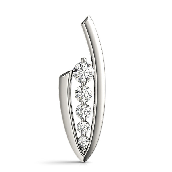 0.88 CTW Diamond Journey Pendant