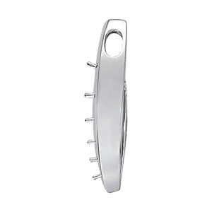 14K White Gold Round Diamond Journey Pendant