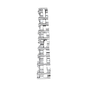 18K White Gold Round Diamond Journey Pendant