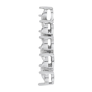 14K White Gold Diamond Journey Pendant