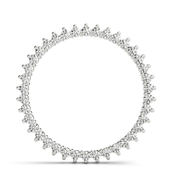 Platinum Diamond Circle Fashion Pendant