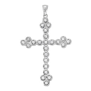14K White Gold 1 ct tw Fashion Diamond Pendant
