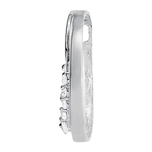 18K White Gold 1 CT Diamond Journey Pendant