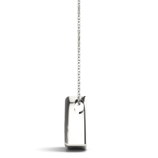 Platinum 1 ct Diamond Solitaire Pendant