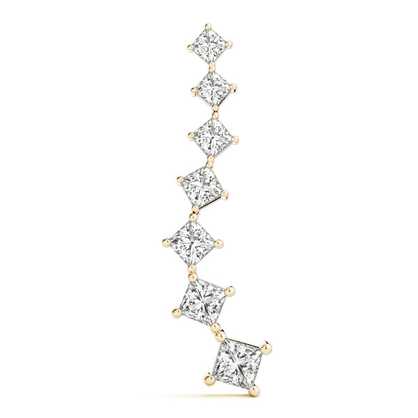 18K Yellow Gold Diamond Journey Pendant