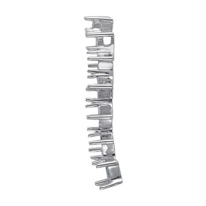 18K White Gold Square Diamond Journey Pendant