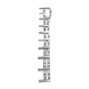 14K White Gold Round Diamond Fashion Pendant