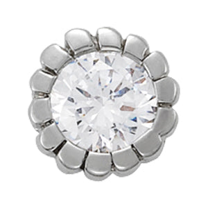 Platinum 1 ct Diamond Solitaire Pendant