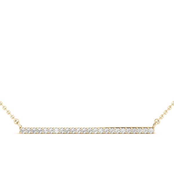 18K Yellow Gold 5/8 ct tw Fashion Diamond Pendant