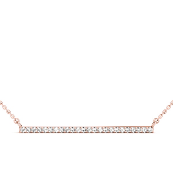 18K Rose Gold 5/8 ct tw Fashion Diamond Pendant