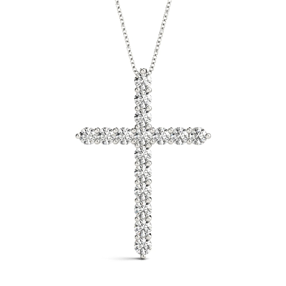 14K White Gold 1/6 ct tw Fashion Diamond Pendant