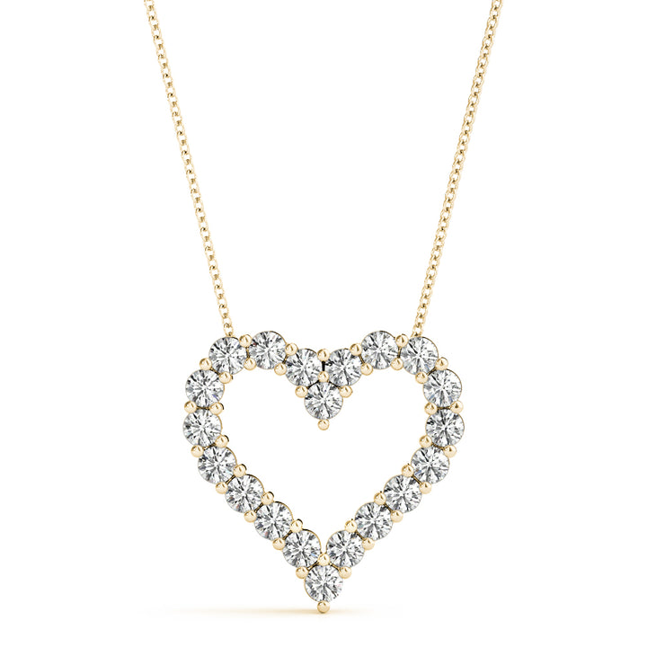 18K Yellow Gold Diamond Fashion Pendant
