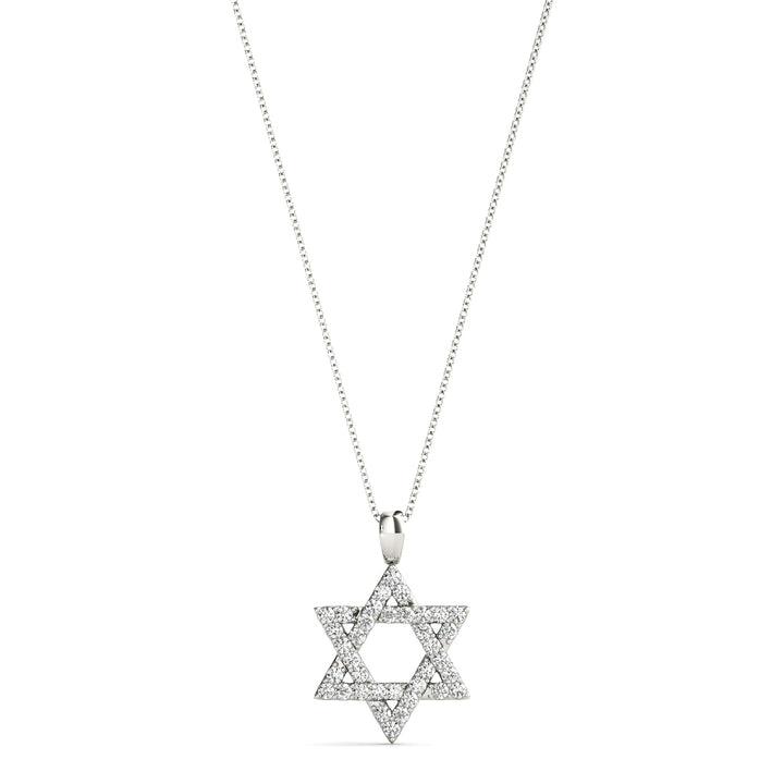 18K White Gold Diamond Fashion Pendant