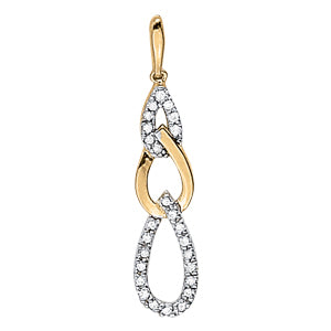 Platinum White Diamond Fashion Drop Earrings