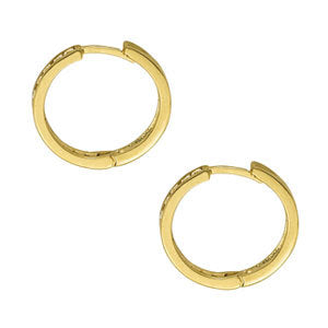 Platinum White Diamond Fashion Hoop Earrings