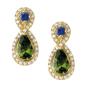 Platinum White Diamond Cluster Fashion Earrings