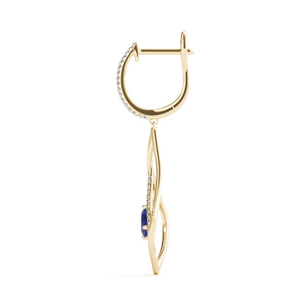 14K Yellow Gold 5/8 ct tw Fashion Diamond Earring