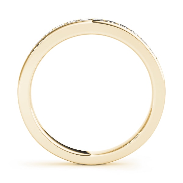 14K Yellow Gold 1/5 ct tw Fancy Shape Diamond Wedding Ring