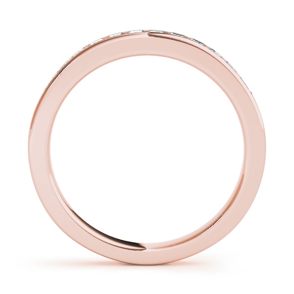 18K Rose Gold 1/5 ct tw Fancy Shape Diamond Wedding Ring