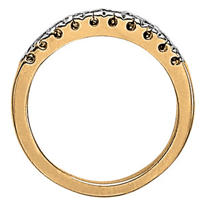 Platinum 1/2 CT Diamond Wedding Ring Classic Band