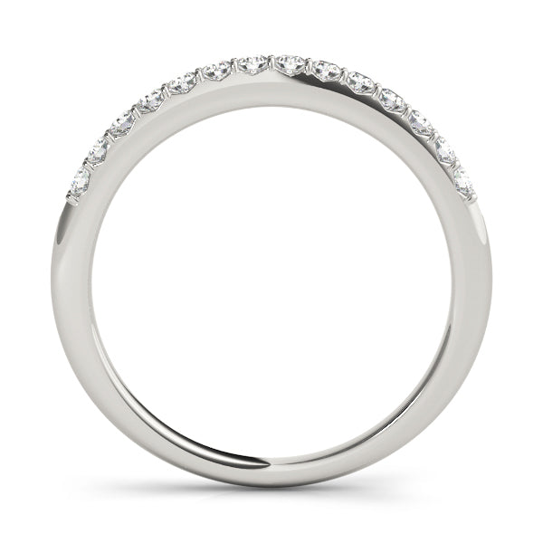 Platinum 1/5 CT Diamond Wedding Band