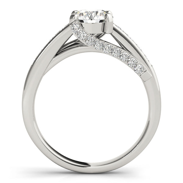18K White Gold 1.33ctw Round Diamond Ring