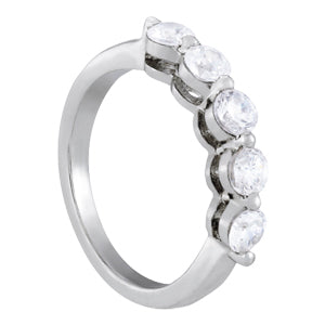 Platinum White Diamond Wedding Ring