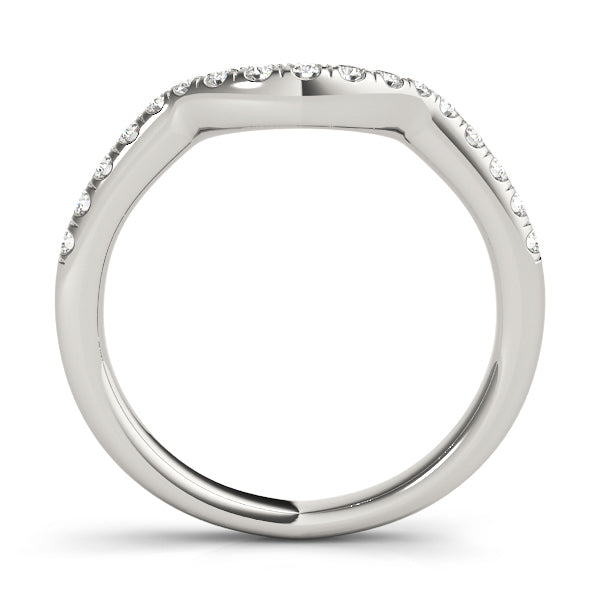 Platinum White Diamond Wedding Ring