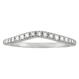 Platinum 1/10 ctw Multi-Stone Diamond Wedding Ring