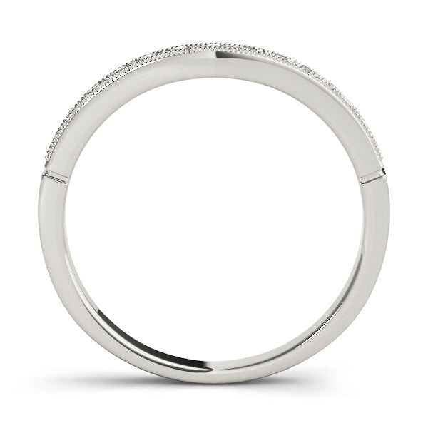Platinum White Diamond Wedding Ring