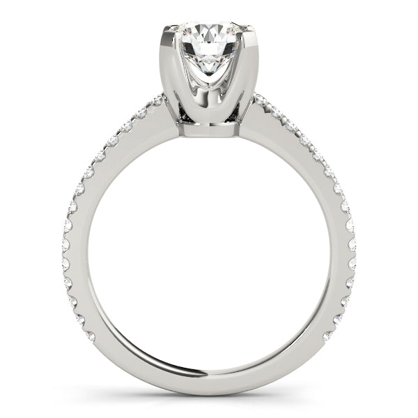 18K White Gold 1.25 ctw Diamond Engagement Ring