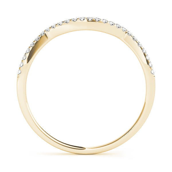 14K Yellow Gold Multi-Diamond Wedding Ring