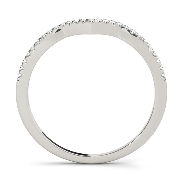 18K White Gold Diamond Wedding Ring