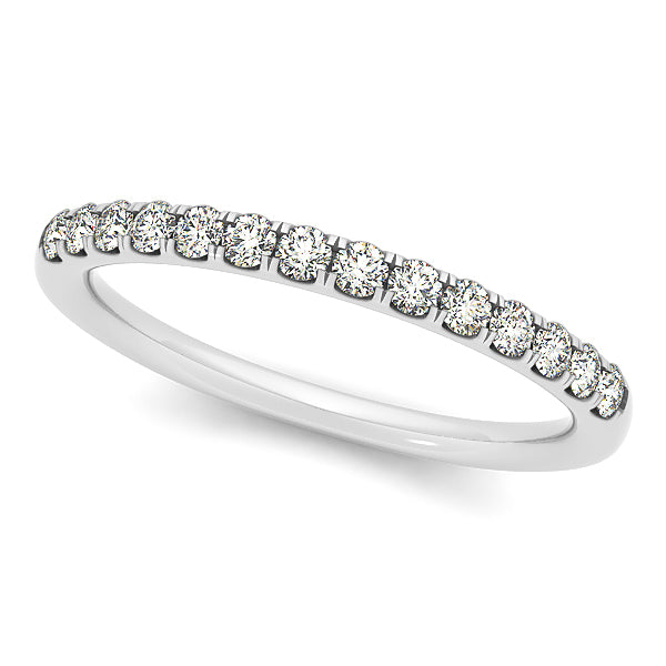 18K White Gold Diamond Wedding Ring