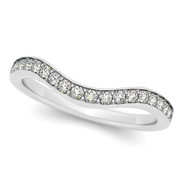 Multi-Diamond 14K Gold Wedding Ring